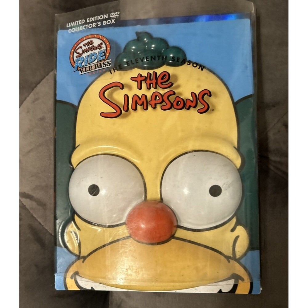 The Simpsons Season 11 DVD Krusty Molded Head Limited Edition Collectors Box